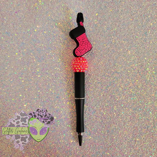 Pink Stocking Pen