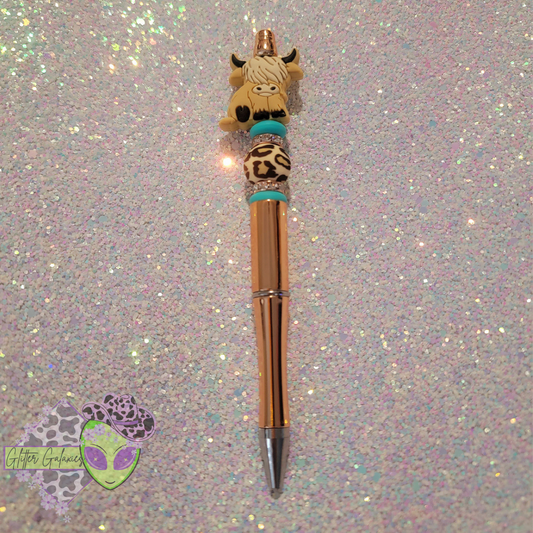 Leopard Highland Cow Pen