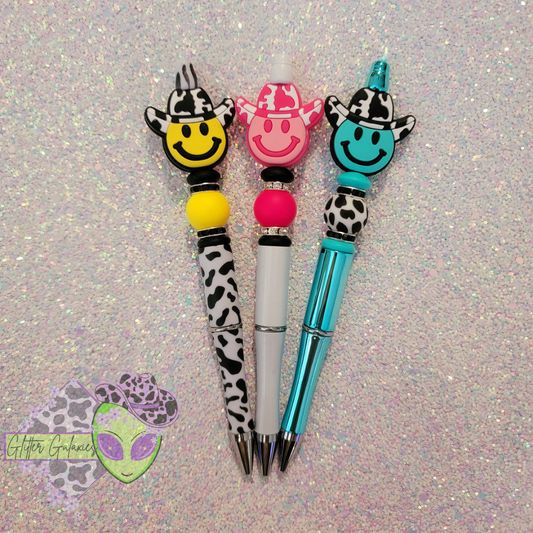 Cowgirl Smiley Pen