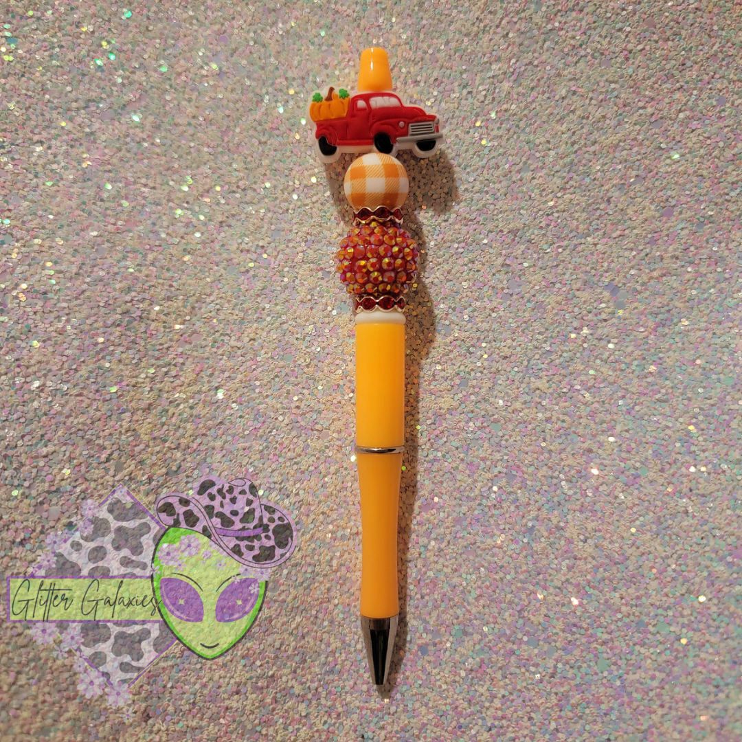 Truck with Pumpkin Pen