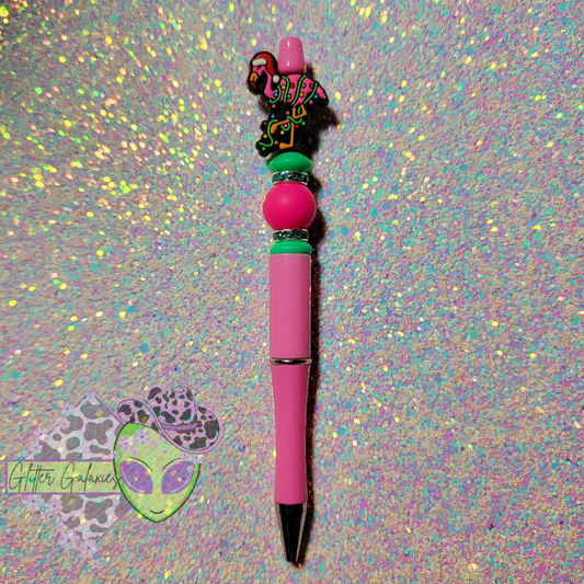 Christmas Flamingo Pen