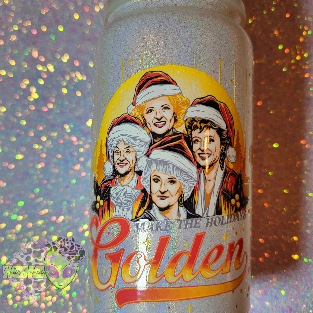 Make the Holidays Golden Glass