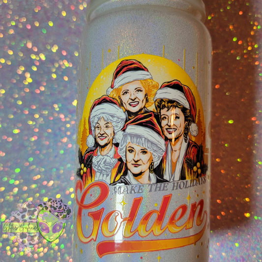 Make the Holidays Golden Glass