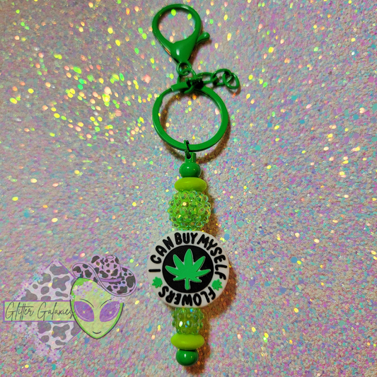 Buy Myself Flowers Keychain