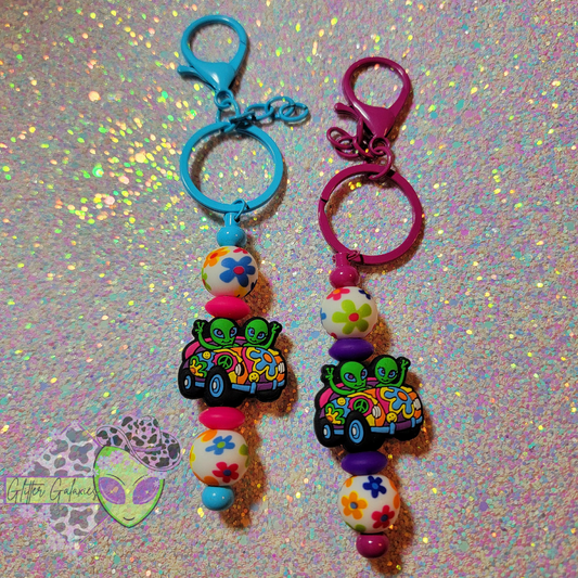 90's Aliens Keychain