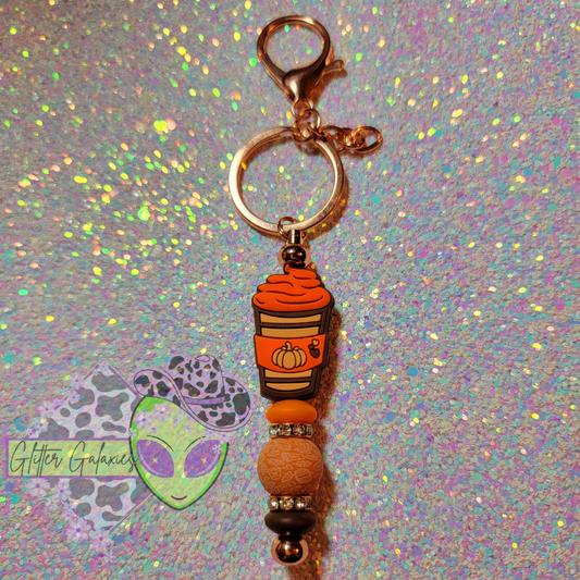 Pumpkin Latte Keychain