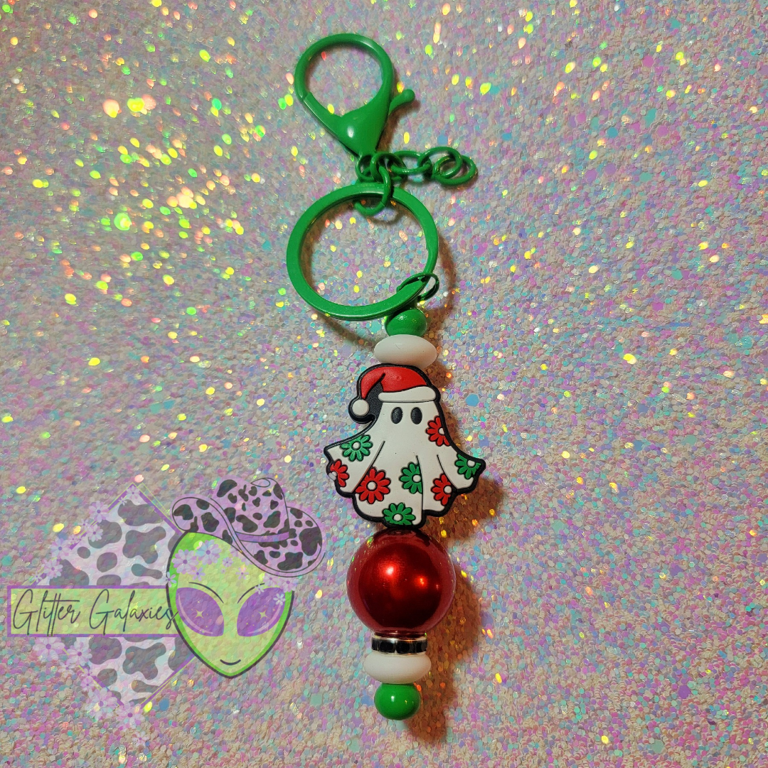 Christmas Ghost Keychain