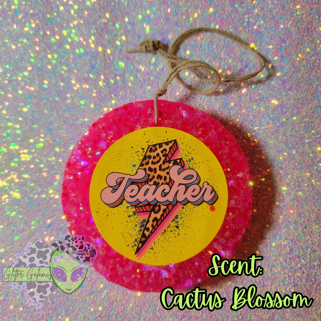 Pink Teacher Freshie