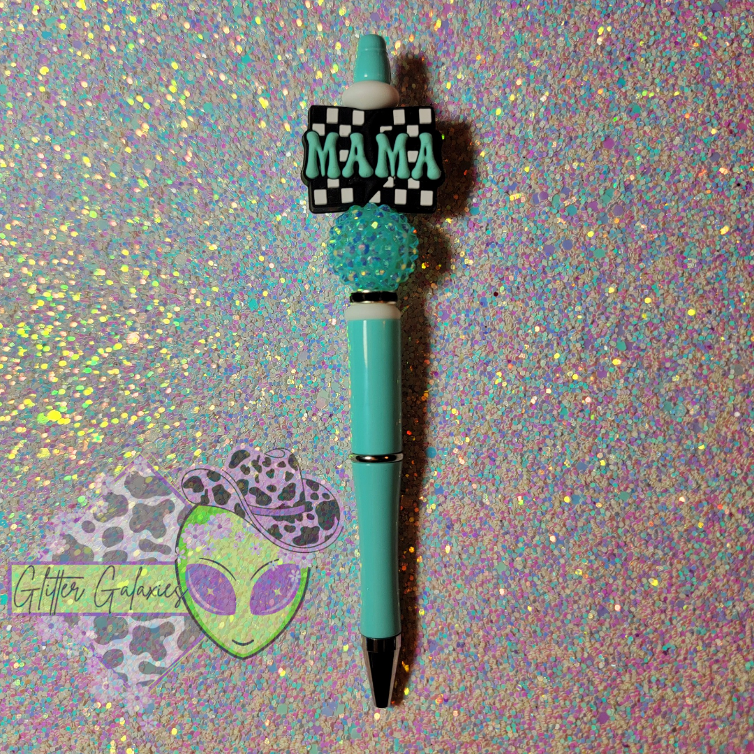 Checkered Mama Pen