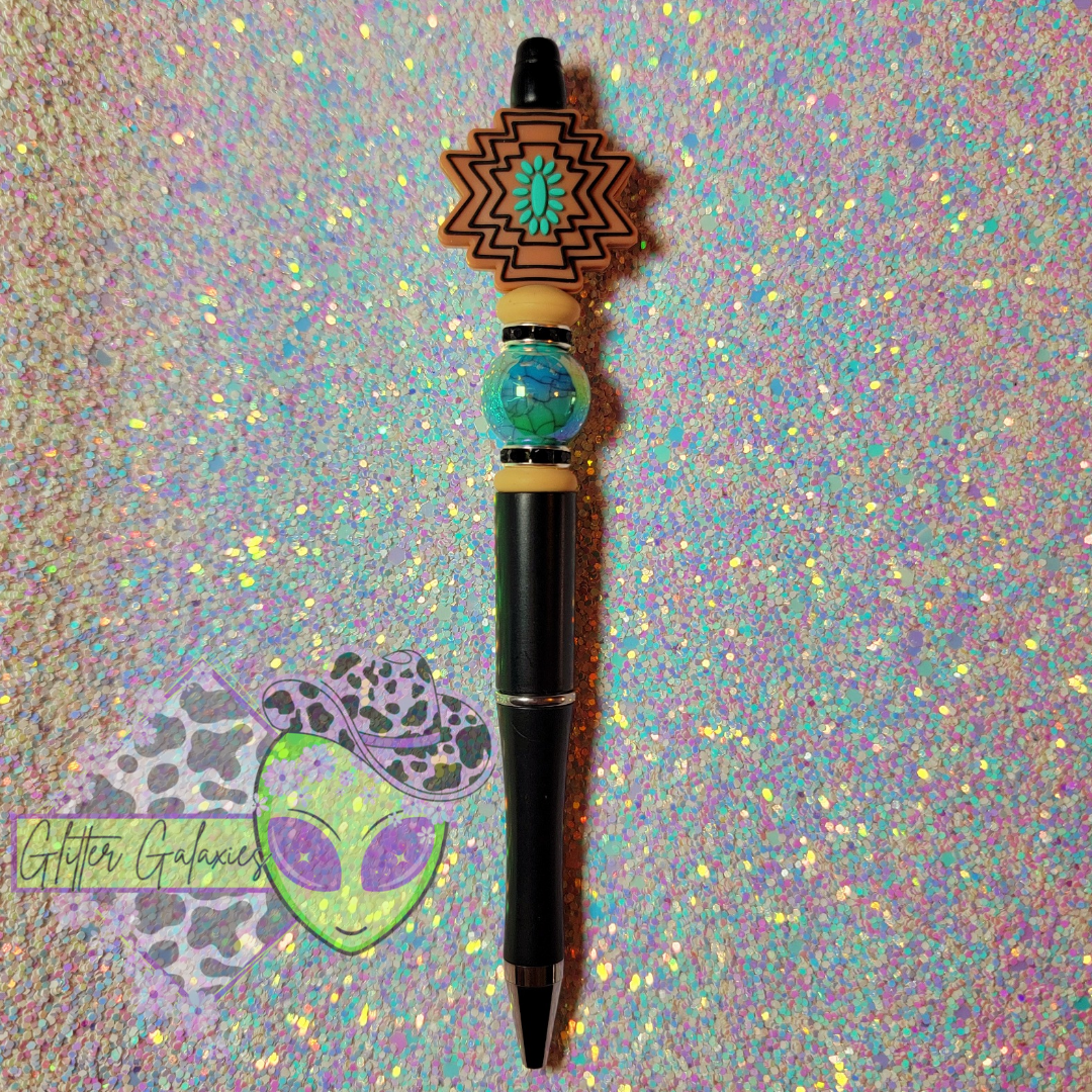 Brown Aztec Pen