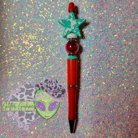 Cowprint Star Pen