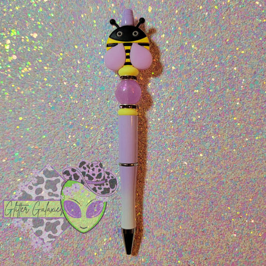 Purple Bee Pen