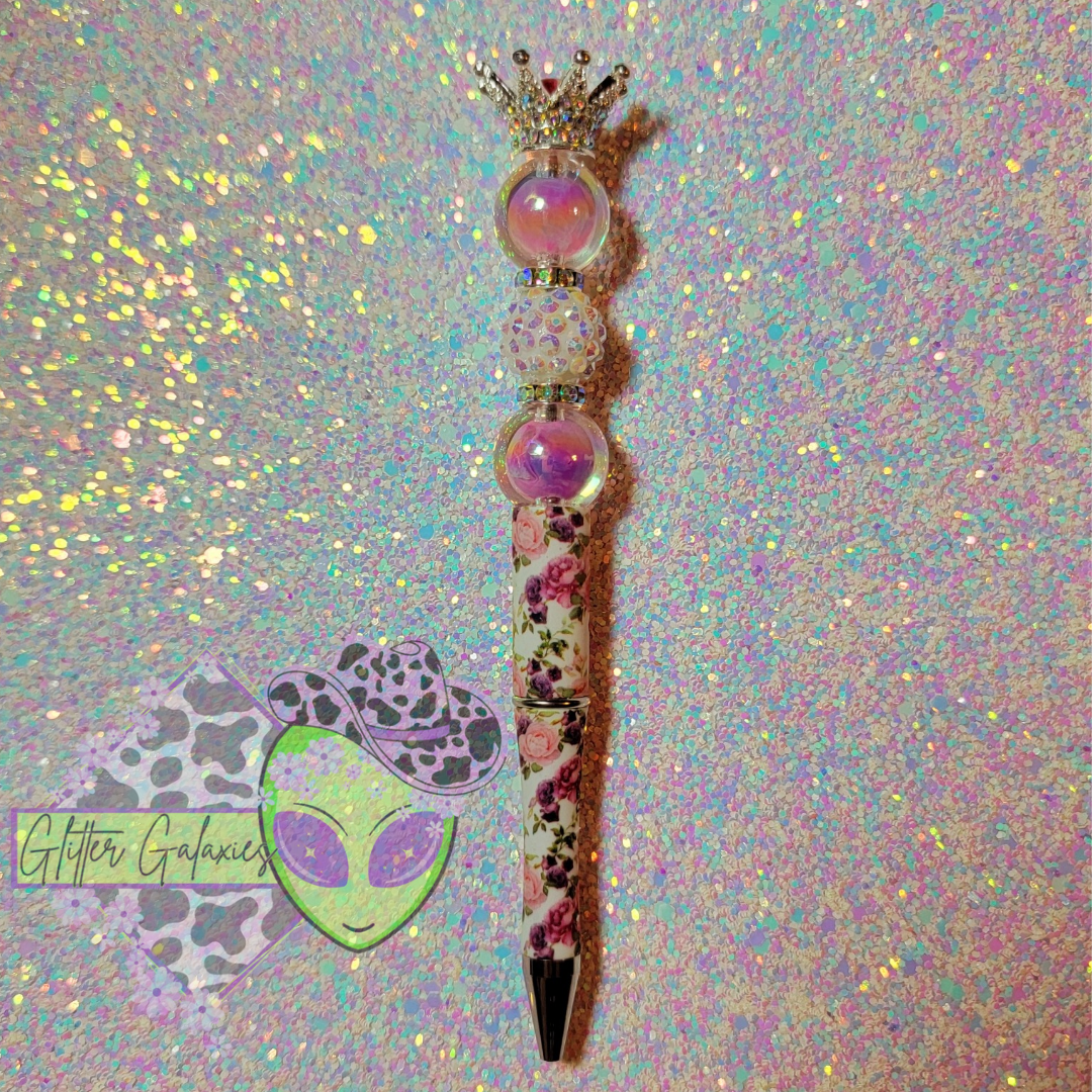 Floral 3 Crown Pen