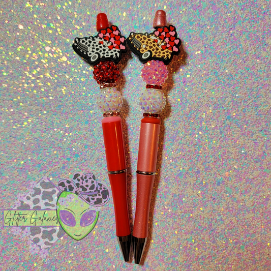 Animal Print Love Truck Pen