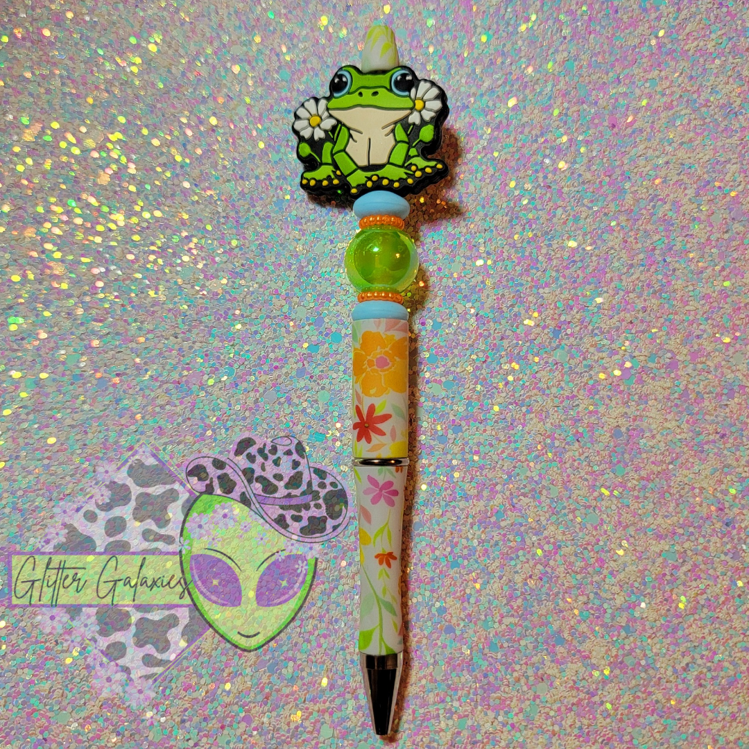 Floral Frog Pen