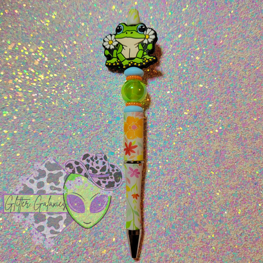 Floral Frog Pen