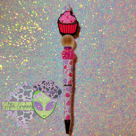 Heart Cupcake Pen