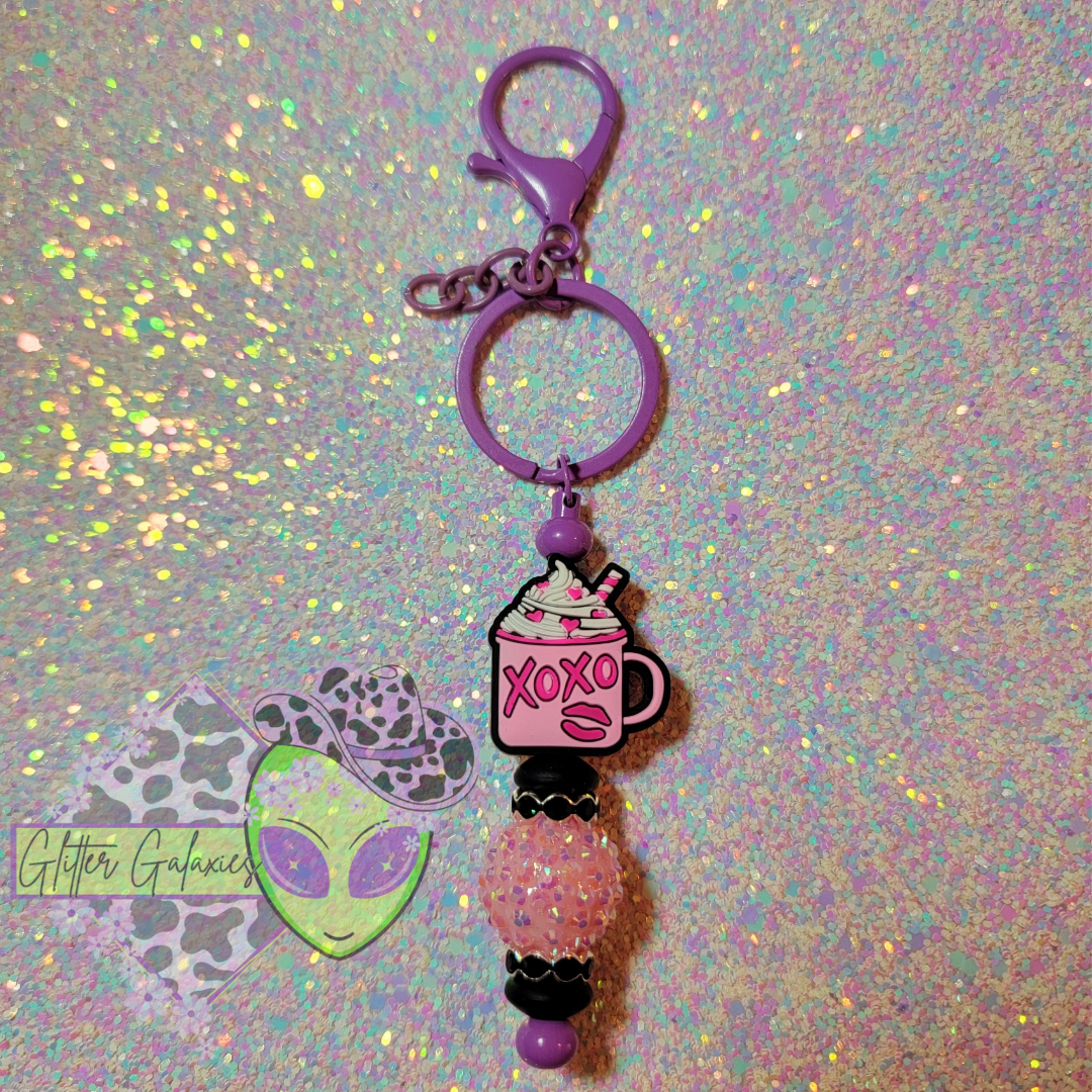 XOXO Coffee Keychain