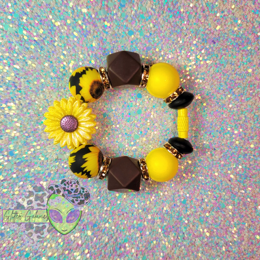 Sunflower Cup Charm