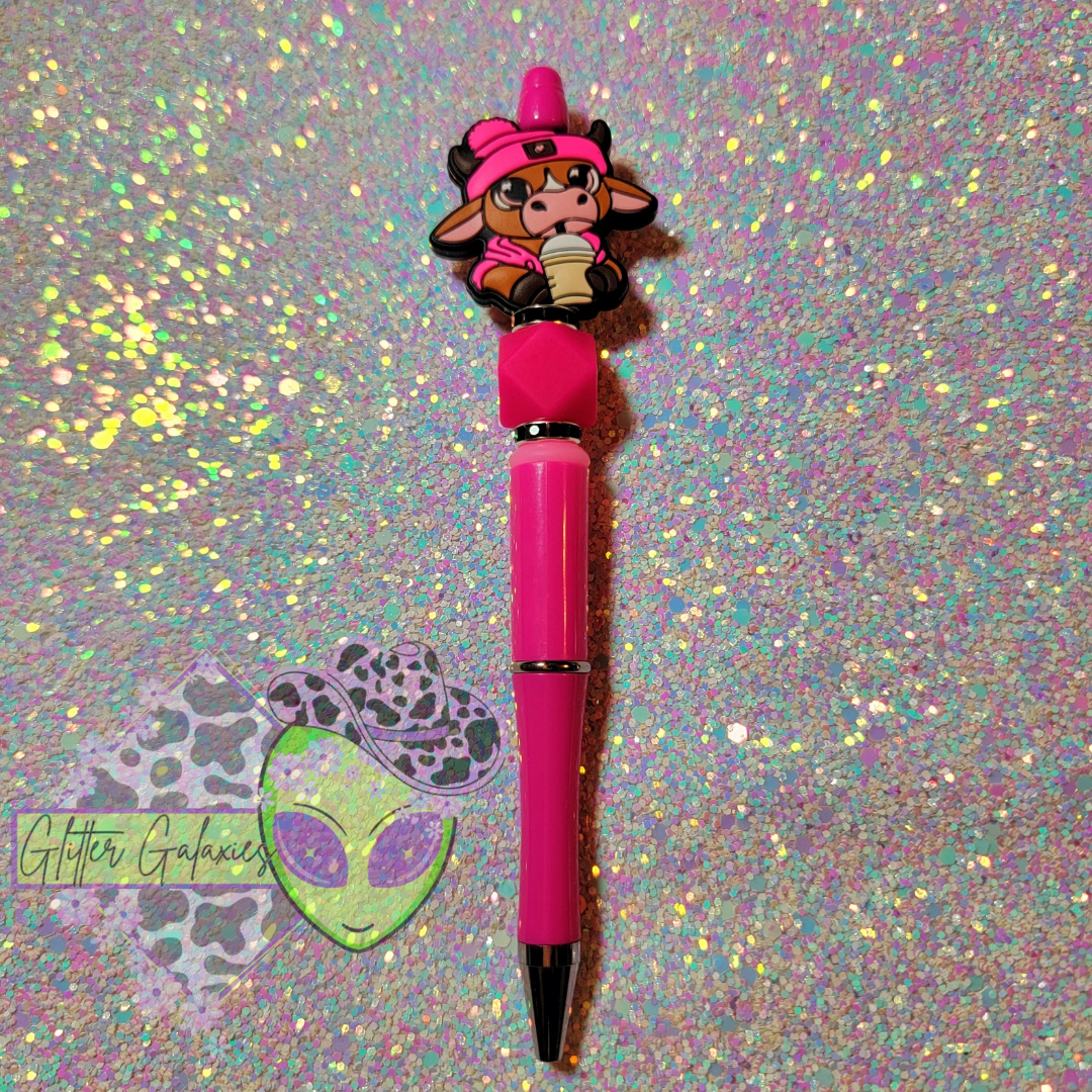 Cute Pink Cow Pen