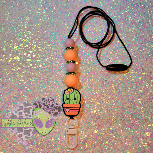 Cute Cactus Lanyard