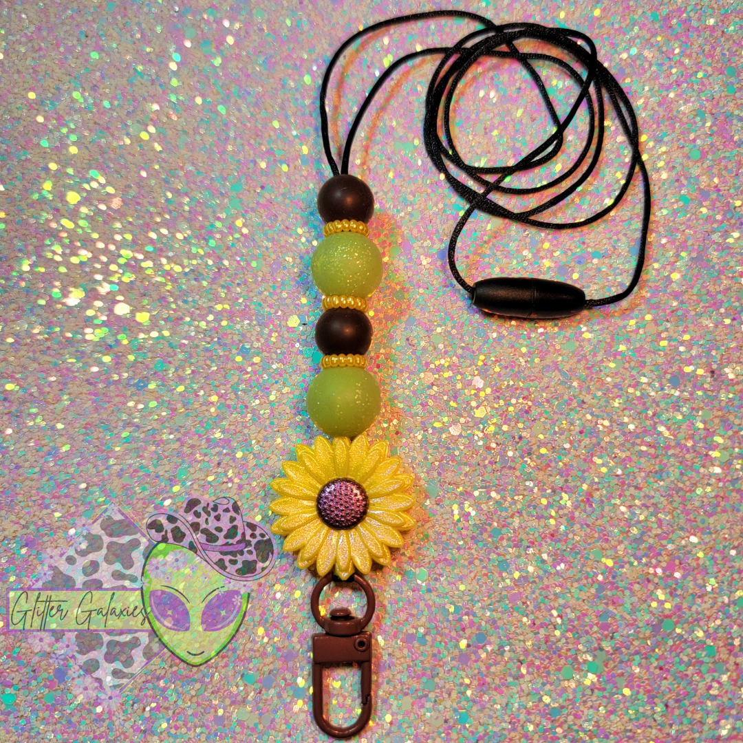 Sunflower Lanyard