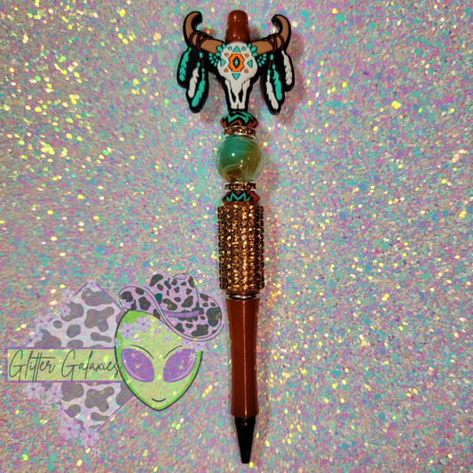 Aztec Bull Bling Pen