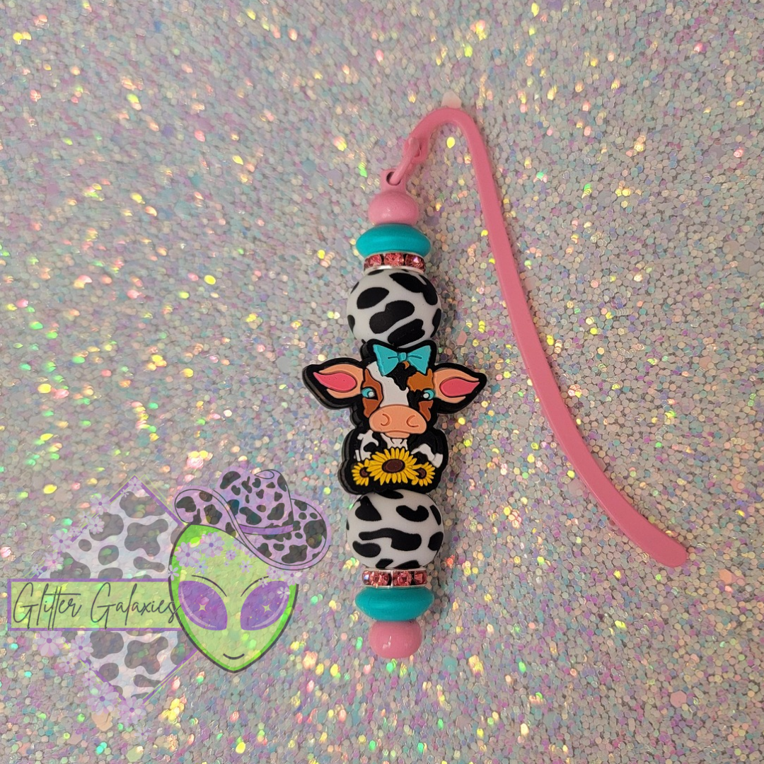 Sunflower Cow Bookmark