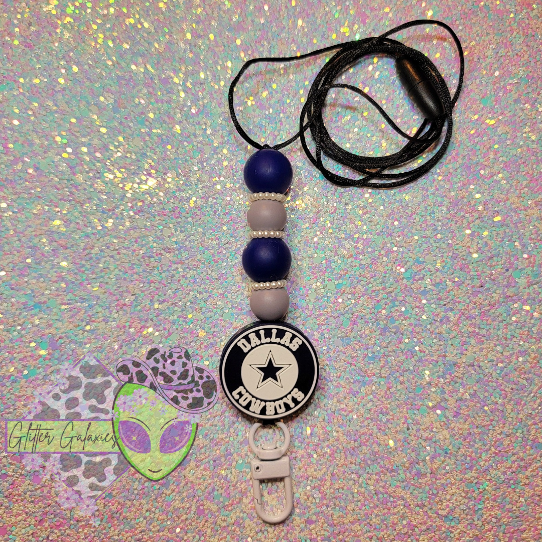 Blue Star Lanyard