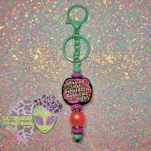 Chasing that Scholastic Book Fair High Keychain