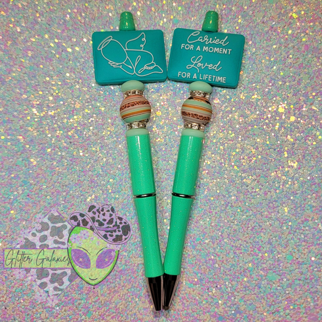 Angel Baby Teal Pen