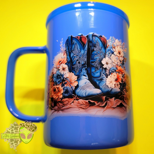 Blue Boots Coffee Mug