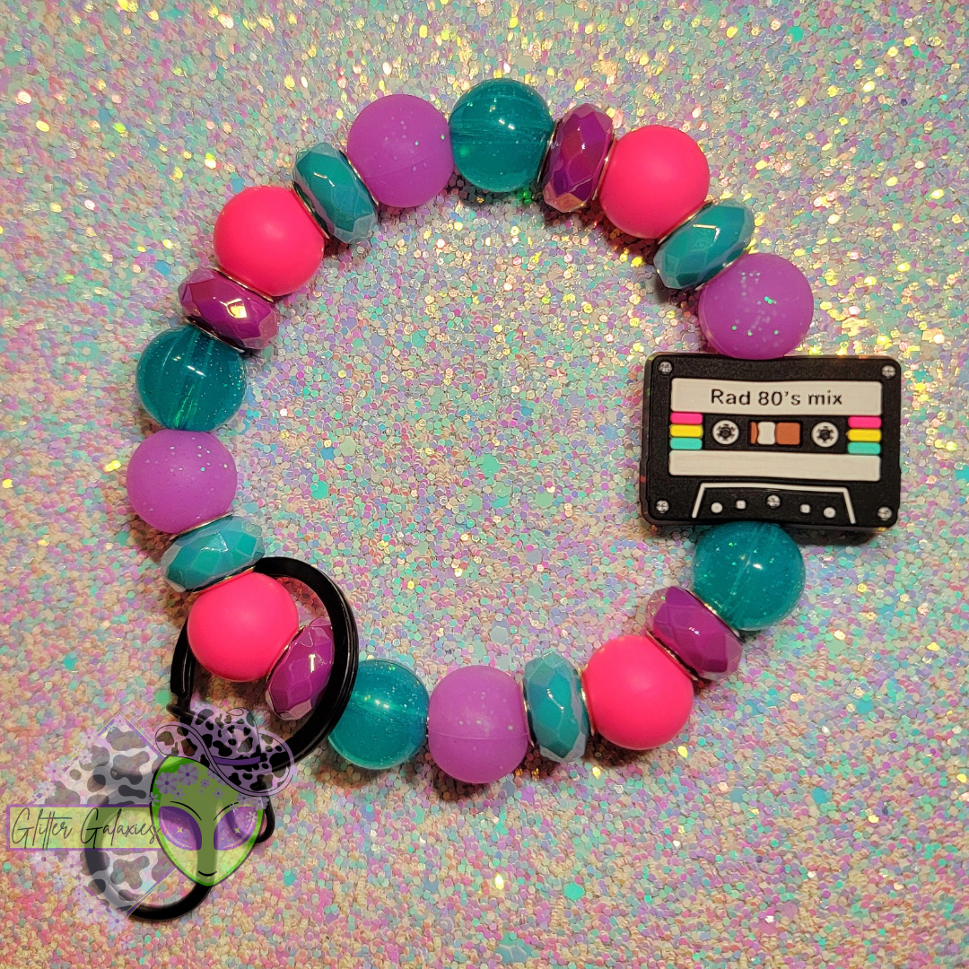 Rad 80's Mix Tape Wristlet