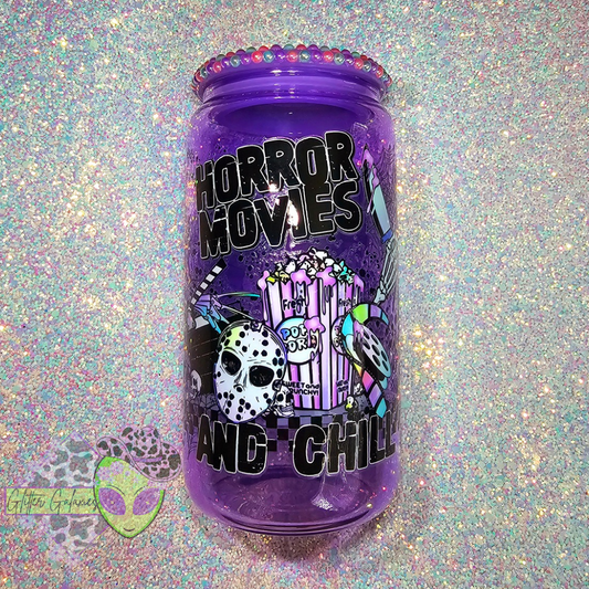 Horror Movies & Chill Pearl Lid Glass