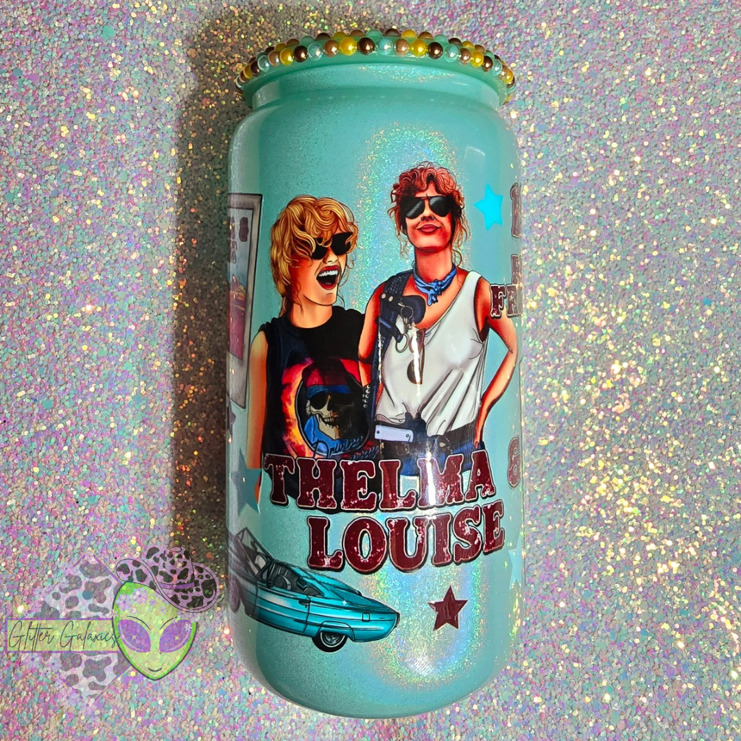 Thelma & Louise Pearl Lid Glass