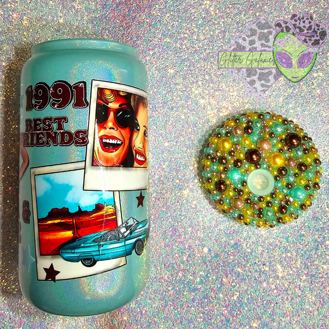 Thelma & Louise Pearl Lid Glass