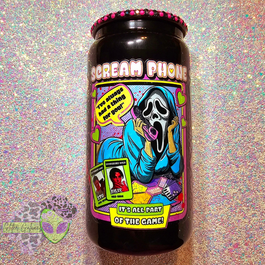 Scream Phone Pearl Lid Glass