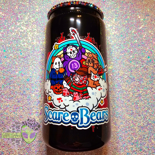 ScareBears Pearl Lid Glass