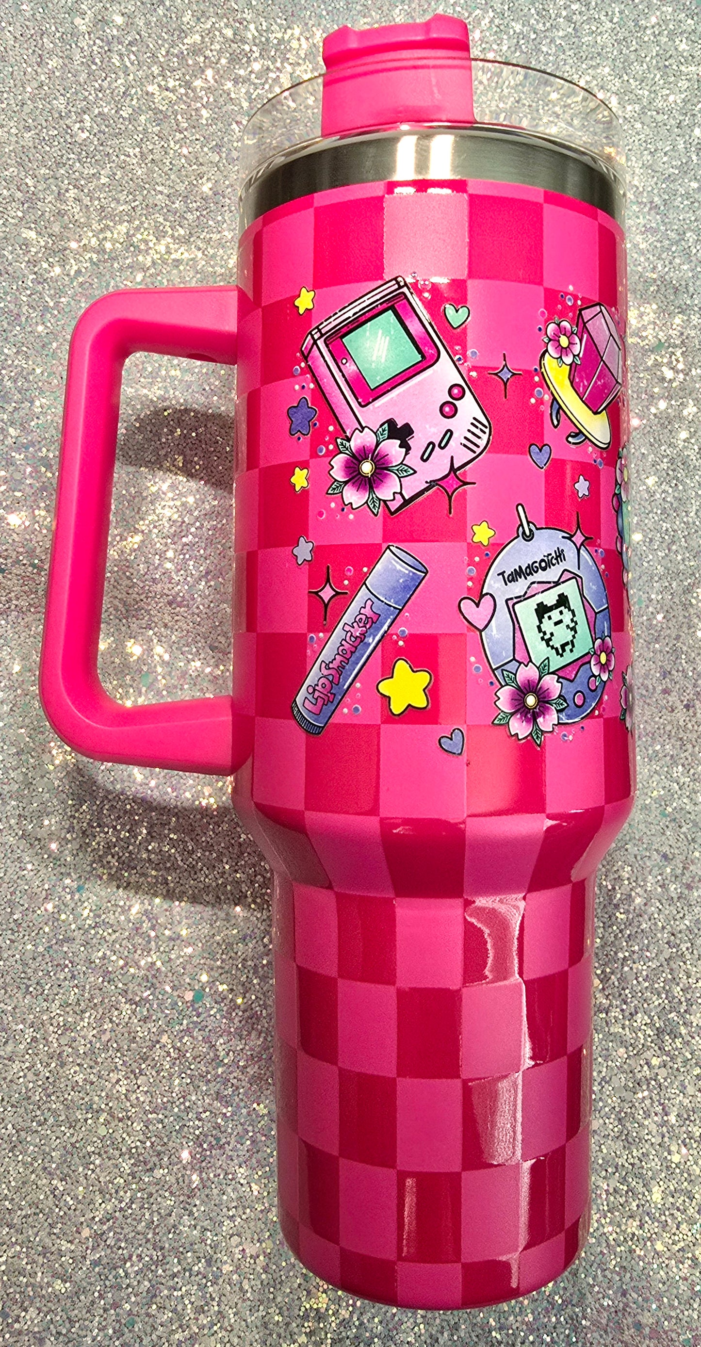 90s Pink 40oz Tumbler