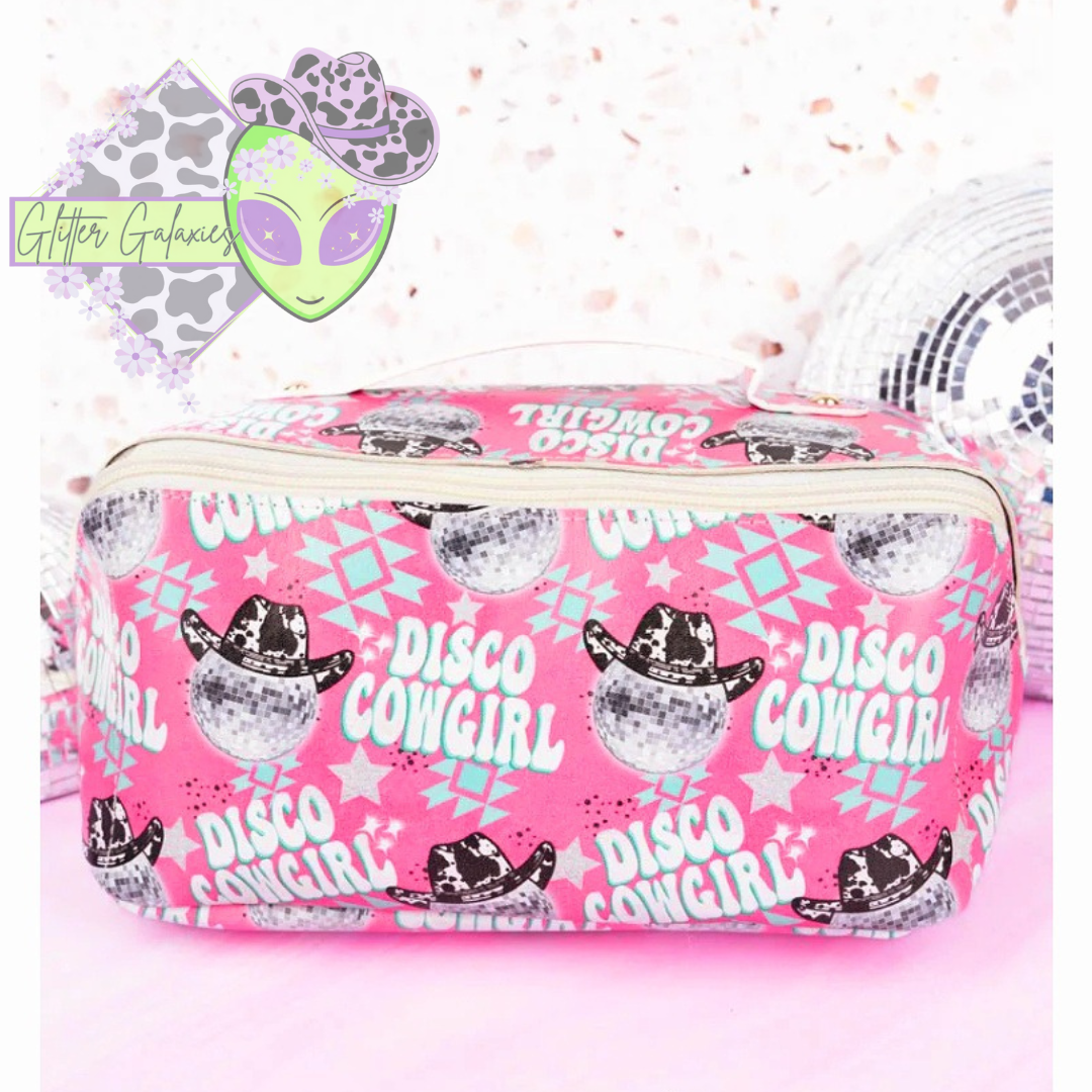 Disco Expandable Makeup Bag