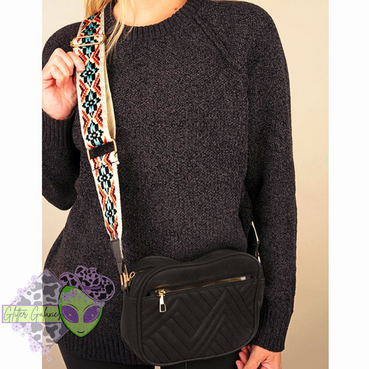 Aztec Guitar Strap Crossbody